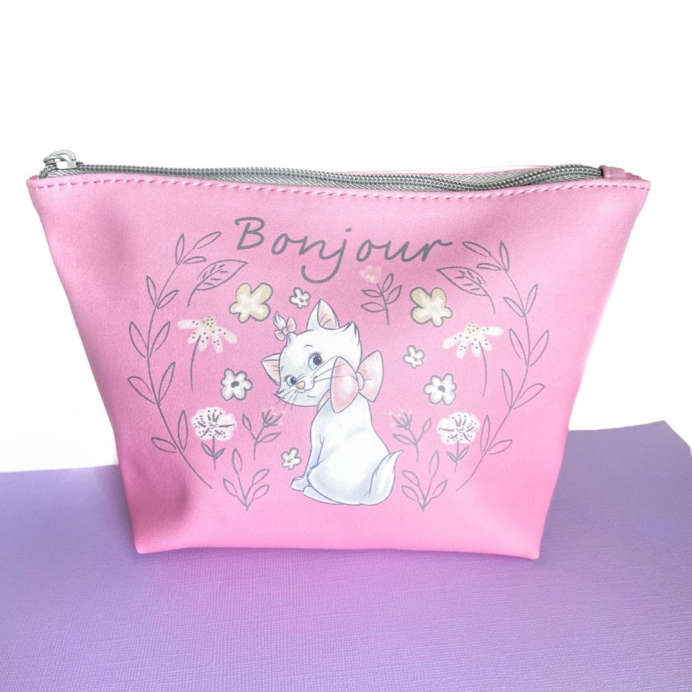 *Sold Disney Aristocats Marie Cosmetic Makeup Bag - Picture 2 of 8
